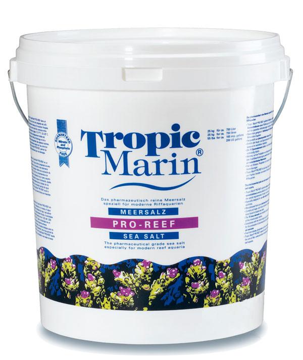 TROPIC MARIN PRO-REEF для 750л морская соль для риф. акв. пласт. ведро 25кг - Кликните на картинке чтобы закрыть